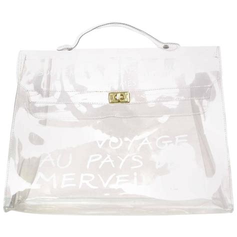 Hermes Clear Kelly Bag for sale .